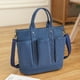 thumbnail image 5 of Bolso de hombro Lona Mujer Tote Casual Multibolsillos Casual para el trabajo Azul oscuro Azul, 5 of 9