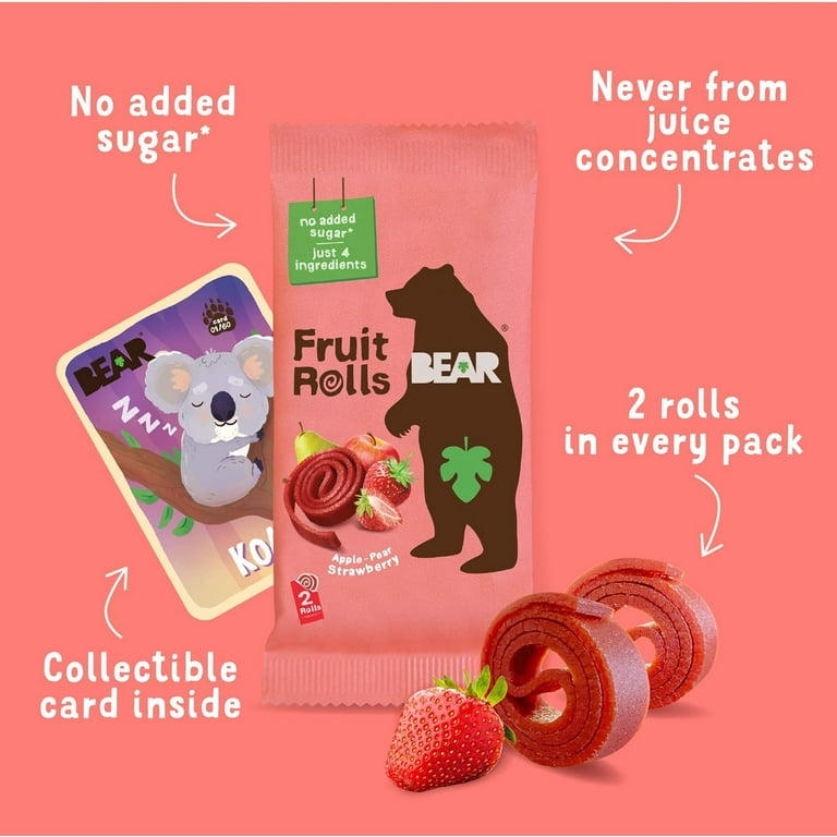bear fruit rolls cards rare Bear Snacks (Fruit Leather) Cards : r/Tradingcards