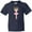 Navy, variant on Inktastic Ballerina with Two Buns Youth T-Shirt