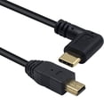 thumbnail image 2 of Duttek Cable Mini USB a USB C Cable USB C a Mini USB en ángulo Recto USB 3.1 Tipo C Macho a Mini USB Macho Cable convertidor para cámara Digital y más Dispositivos Mini USB 10 Pulgadas/26 cm, 2 of 5