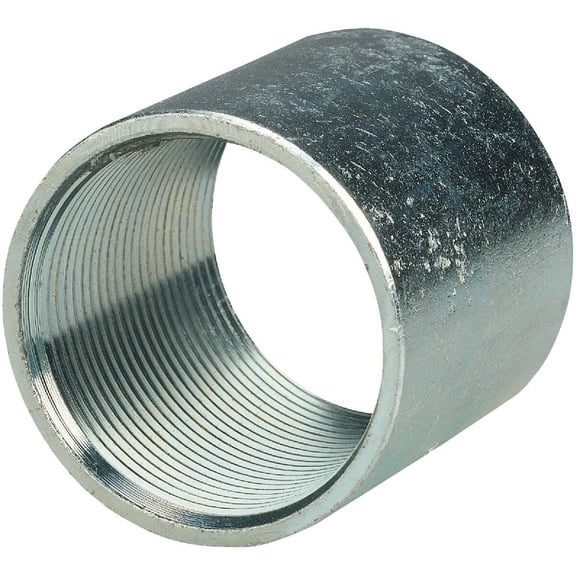 halex 64015 couplings rigid and intermediate metallic conduit (imc) fittings steel (5 piece), 1-1/2"