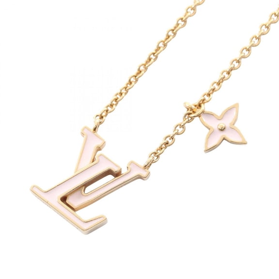Pre-Owned Louis Vuitton LV Iconic Necklace Jewelry GP (Gold Plated) Enamel Women's Gold Tone...
