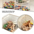thumbnail image 2 of SDFGTstore Clear Children Toy Storage Basket Sturdy Foldable Organizers for Kids Room, 2 of 13