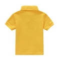 thumbnail image 5 of Boys Polo Shirts Short Sleeve Yellow Shirt Boys Summer Shirts Shirts for Boys 12-13 Years, 5 of 5