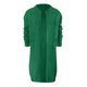 thumbnail image 4 of Gabardina para mujer Gibobby Suéter cárdigan largo Invierno Sólido Suelto verde M, 4 of 5
