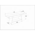 thumbnail image 5 of Lanca Modern Design 59'' TV Stand Console Table for Livingroom, Bedroom, Playroom accomodate up to 65'' TVs Walnut, 5 of 7
