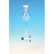 Separating Funnel, 250ml - Gilson - PTFE Key Stopcock - Socket/Cone Size 29/32 - Borosilicate Glass - Eisco Labs
