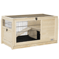 thumbnail image 5 of Petsfit Rabbit Hutch Pet House for Small Animals ，Guinea Pig Cage Spruce Wood Rabbit Hutch Ramp for Enter and Out, 5 of 6