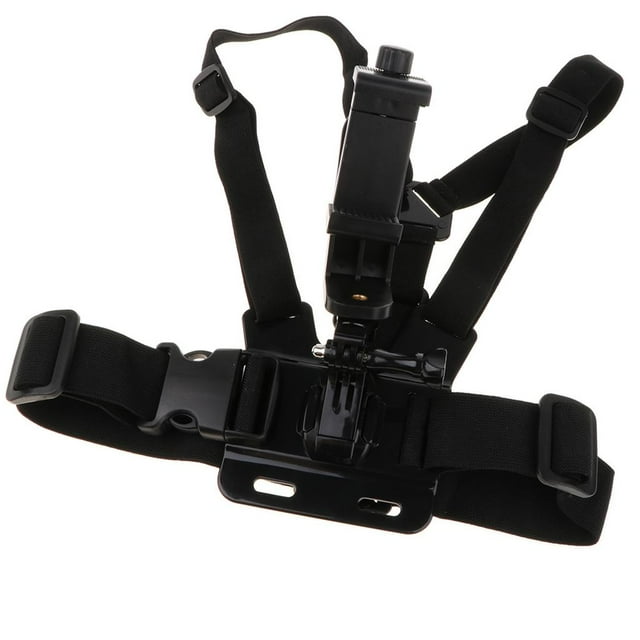 Dutrable Chest Body Adjustable Harness Strap Outdoor Holder for Black