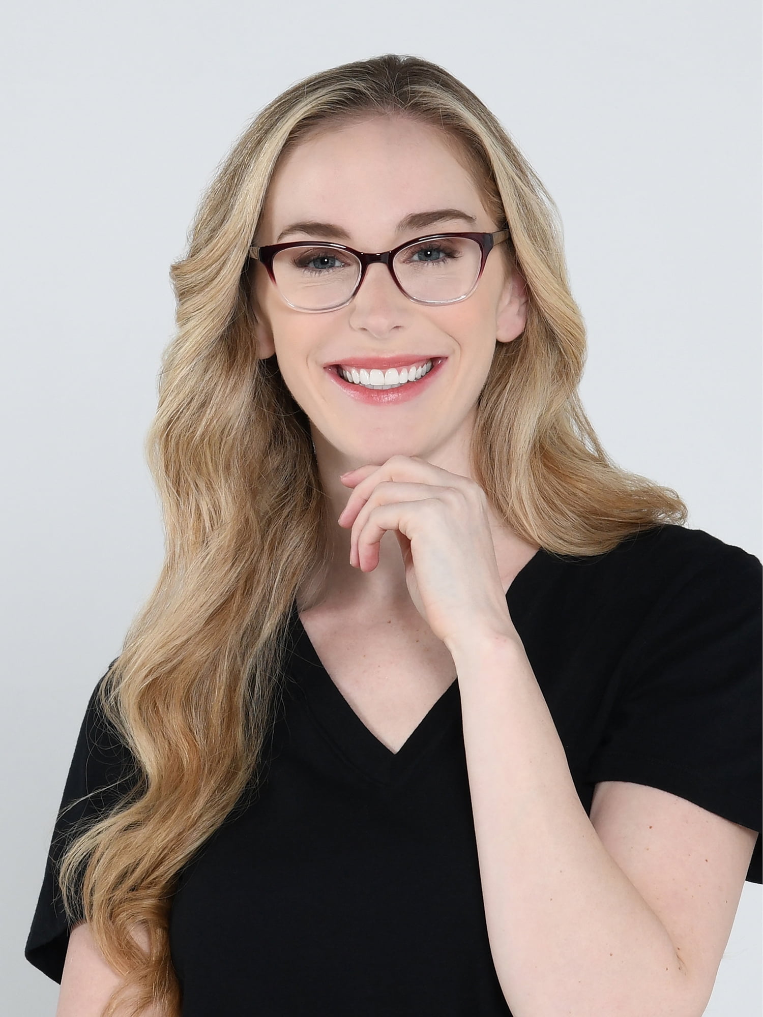 Foster Grant Pink Cat Eye Reading Glasses