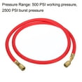 thumbnail image 3 of Uxcell 1/4 SAE Refrigerant Charging Hose 3.9ft 500PSI HVAC Hose for Air Conditioner Manifold Gauge Red, 3 of 5