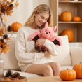 thumbnail image 5 of Bat Plush Toy with Spread Wings, Soft Stuffed Animal Doll in Blue Grey Pink and Brown Colors, Adorable Halloween Party Decor and Squeeze Companion, 5 of 6