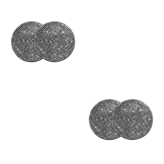 Kenally Portavasos Universal para coche, alfombrillas de aislamiento térmico, almohadillas de diamantes de imitación antideslizantes para Interior de Type1 NO1 Kenally CBP295105