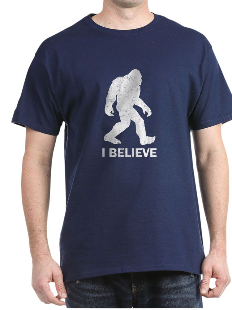 Eigenwijs ui Victor I Believe In Bigfoot T-Shirt - 100% Cotton T-Shirt - Walmart.com