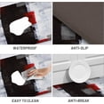 thumbnail image 3 of LALILO Red Grey Kitchen Rug Anti-Fatigue Kitchen Mat for Floor Abstract Art Painting Waterproof Non-Slip Kitchen Mat, 3 of 6