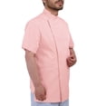 thumbnail image 3 of Men's Chef Coat Short Sleeve Chef Jacket, 3 of 5