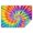 Colorful Rainbow Tie-1, variant on Rainbow Tie Dye Mandala Pattern Rectangle Tablecloth 60"x84",Waterproof Polyester Rectangle Table Cloth, Wipeable Spillproof Polyester Tablecloth for Dining, Camping, Indoor and Outdoor