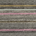 thumbnail image 6 of SAFAVIEH Montauk Lorenzo Striped Cotton Runner Rug, Black/Multi, 2'3" x 8', 6 of 6