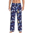 thumbnail image 1 of Fotbe Cute Shark Pantalones de Pijama para Hombre, Pantalones de Dormir, Pantalones de Casa con Cintura Ajustable y Bolsillos-3X-Large, 1 of 6