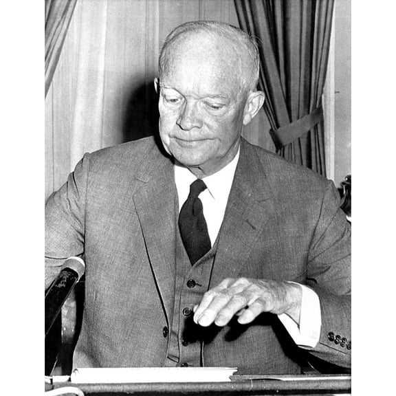 Dwight D. Eisenhower History (24 x 36)