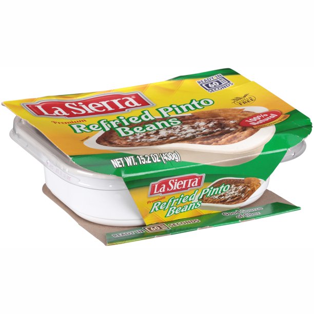 La SierraÂ® Refried Pinto Beans 15.2 oz. Sleeve