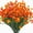 Orange, variant on ZOELNIC 6 Bundles Artificial Flowers Outdoor Fake Flowers UV Resistant, Spring Summer Faux Flowers Shrubs Plants Plastic Flowers for Outside Garden Porch Window Box Decoration(Fuchsia)