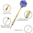 thumbnail image 5 of Champion's Choice: Steel Tip Darts with Aluminum Shafts, Customizable Options for Personalized Gameplay, Includes Dart Sharpener, 5 of 5