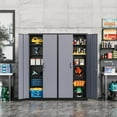 thumbnail image 2 of STANI Metal Storage Cabinet, 72" Freestanding Cabinets with Locking Door and 5 Adjustable Shelves, Steel Classic Tool Garage Cabinet for Home, Warehouse, Office, Garage, 2 of 9