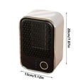 thumbnail image 2 of iju7gthy Cordless Portable Heater Remote Control Heater Heater Small Heater House gy Saving High Power Desktop Heater, 2 of 8