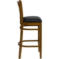 thumbnail image 5 of Home Square Hercules 31" Bar Stool in Cherry with Black Seat - Set of 2, 5 of 8