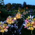 thumbnail image 4 of SLYNSHome LED Solar Garden Lights Solar Butterfly Lights for Outdoor IP65 Waterproof Flower Lamps for Yard, Solar Firefly Fairy Lights Pathway Garden, 4 of 6