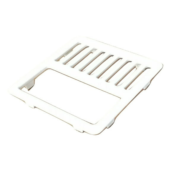 Proflo Pf912 9-1/2" Cast Iron Half Top Grate - White