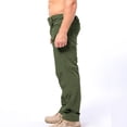 thumbnail image 3 of Men 6 Pocket Cargo Pants Light Regular Stretch Fit UPF50+ Outdoor Daily Pants S-XXL（  1 piece）, 3 of 10
