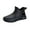 Black, variant on Women Rain Boots Outdoor Garden Boots Waterproof Ankle Rain Shoes
