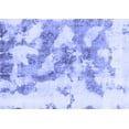 thumbnail image 1 of Ahgly Company Machine Washable Indoor Rectangle Abstract Blue Modern Area Rugs, 2' x 4', 1 of 4