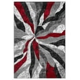 thumbnail image 2 of Modern Abstract Area Rug Hand Carved Contemporary Geometric Vibrant Colors Carpet for Living Room Bedroom Design PR1002, 2 of 8