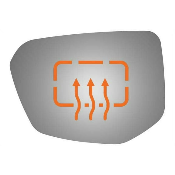 Burco Side View Mirror Replacement Glass - Clear Glass - 4673H