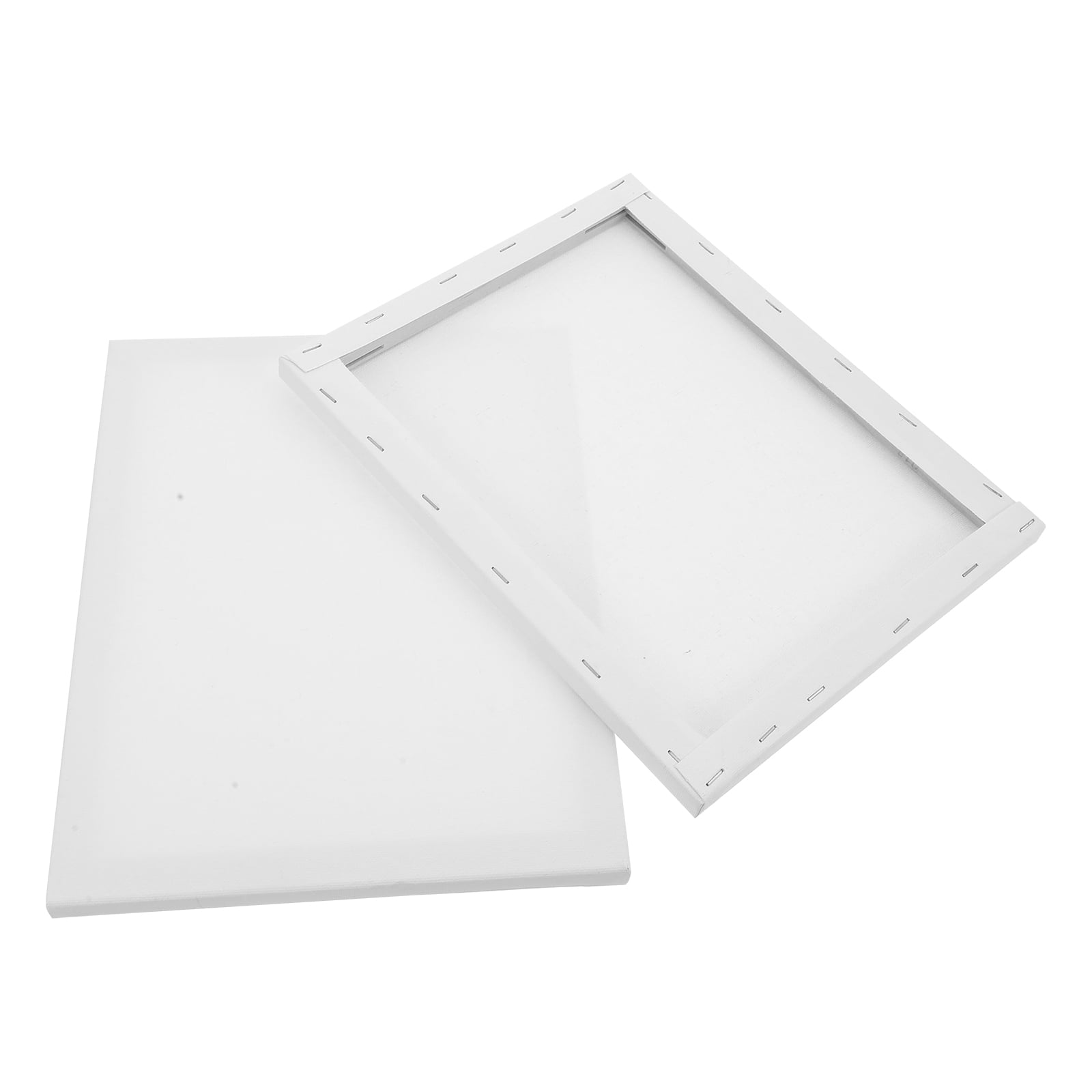 PAMINGONO 2-Pack White Blank Canvas Frames for Artists, Perfect for Oil, Acrylic, Watercolor Painting and Drawing