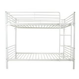 Zimtown Metal Bunk Bed Twin Over Twin Heavy Duty Bed Frame with Safety ...
