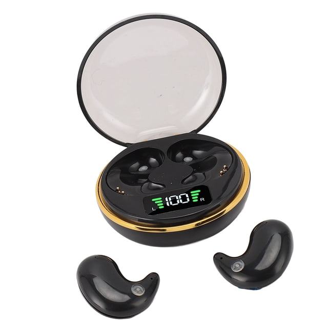 Mini Auriculares , Auriculares Inalámbricos Estéreo Intrauditivos Con Estuche De Carga Con Pantalla Digital, Mini Auriculares Invisibles Para Dormir, Trabajar, Música