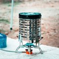 thumbnail image 2 of Outdoor Portable Heater Stoves Mini Stainless Steel Heating Cover Tent Heater Oven Burner Camping Stove Accessories, 2 of 5