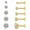 Gold Round Disc Earrings (3 Pairs), variant on 3 Pairs Moissanite Flatback Stud Earrings for Women,  Sterling Silver Hypoallergenic Flat Back Cartilage Earrings Set, 18K White Gold Plated