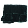 thumbnail image 2 of Funda para silla de piano Nikou de tela Pleuche doble antipolvo color verde oscuro, 2 of 9