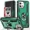 Green, variant on Starshop Moto G Stylus 2025 Phone Case Cover Shockproof Ring Stand Case With Glass Screen Protector - Purple