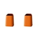 thumbnail image 2 of Bote de basura Matsuzay Cubo de basura de doble capa Sin tapa Naranja 10L 2piezas, 2 of 6