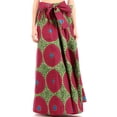 thumbnail image 4 of Sakkas Ami Women's Maxi Long African Ankara Print Skirt Pockets & Elastic Waist - 157-Multi - One Size, 4 of 5