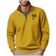 thumbnail image 1 of Blusa y camisa de manga larga con cuello alto para hombre, sudadera con capucha estampada, jersey deportivo con media cremallera, blusa de manga larga con cuello alto para hombre, blusa de poliéster, 1 of 4