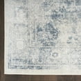 thumbnail image 5 of Nourison Astra Machine Washable Persian Blue/Ivory 4' x 6' Area Rug (4x6), 5 of 8