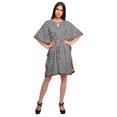 thumbnail image 3 of Moomaya Robe Courte de Caftan de Plage, Robe de Couverture Imprimée, Kaftan pour Femmes, Tenue de Plage, Couverture, 3 of 4