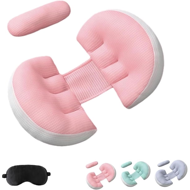 2026 Pregnancy Pillow for Pregnant Women, Soft Body Pillow Support for Back, Belly, Hips & Legs, Travel Friendly & Machine Washable, for Custom Comfort